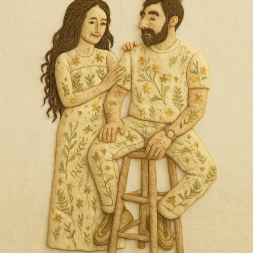 Pressed Botanical Couple variant 4