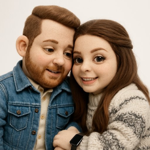 Couple Realistic/Lifelike plushy toy