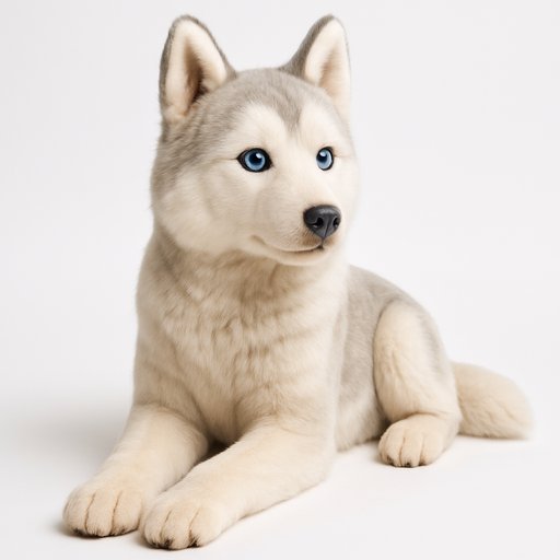 Husky Realistic/Lifelike plushy toy