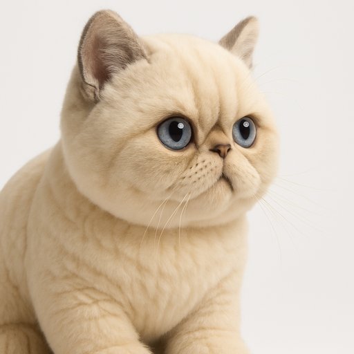 Persian Cat in Realistic/Lifelike style