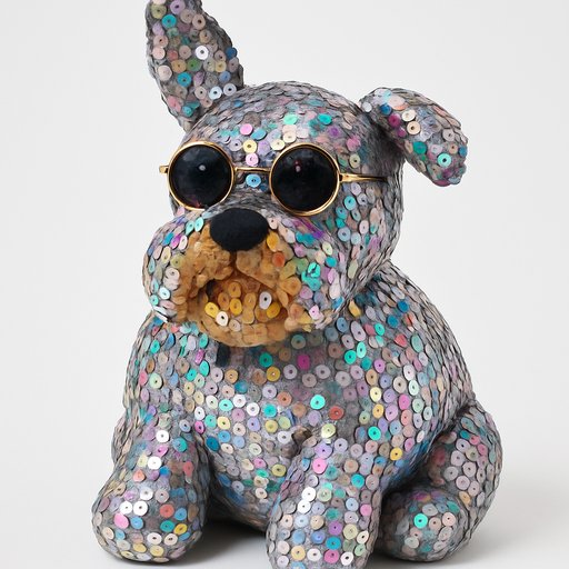 Labrador Sequin/Mermaid Reversible plushy toy