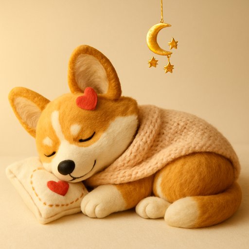 Corgi Sleepy Dreamer plushy toy