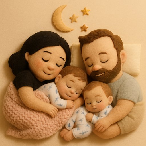 Family in Sleepy Dreamer style