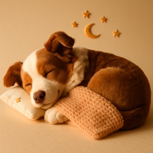 Pomeranian in Sleepy Dreamer style