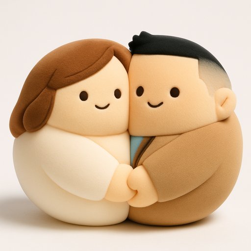Marshmallow Squishy Couple variant 3