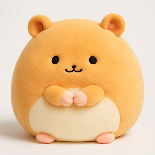 Hamster Marshmallow Squishy plushy toy transformation