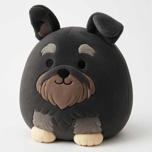 Labrador Marshmallow Squishy plushy toy transformation