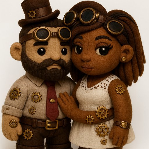 Steampunk Couple variant 2