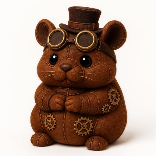 Hamster in Steampunk style