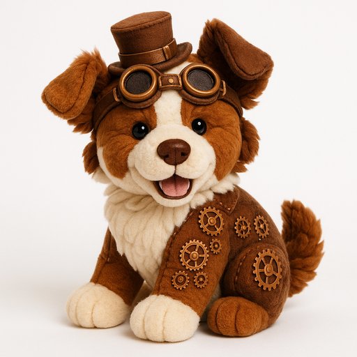 Pomeranian in Steampunk style