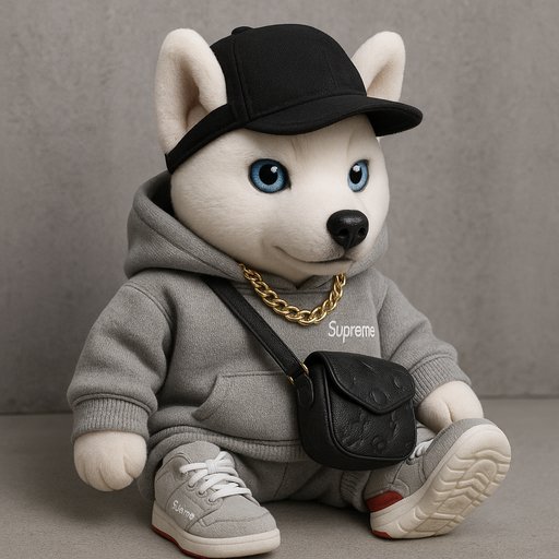 Husky Streetwear/Hypebeast plushy toy