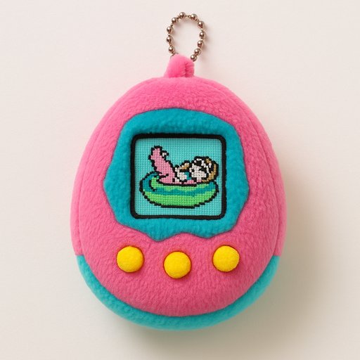 Baby in Digital Pet Device style