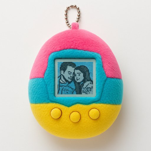 Couple Digital Pet Device plushy toy