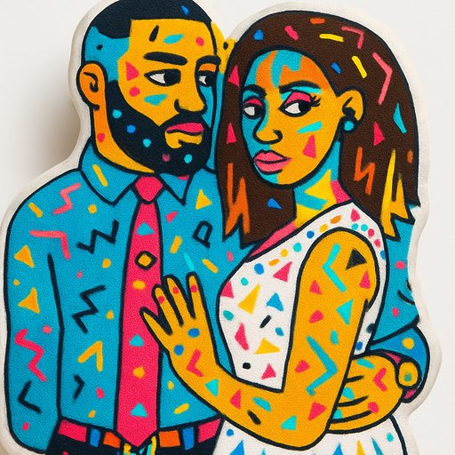 Terrazzo/Memphis Couple variant 2