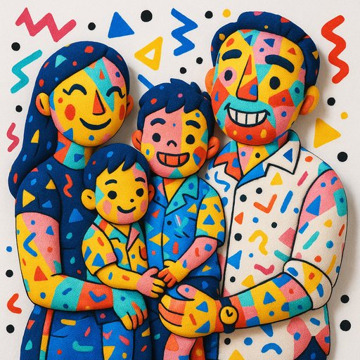 Terrazzo/Memphis Family variant 3