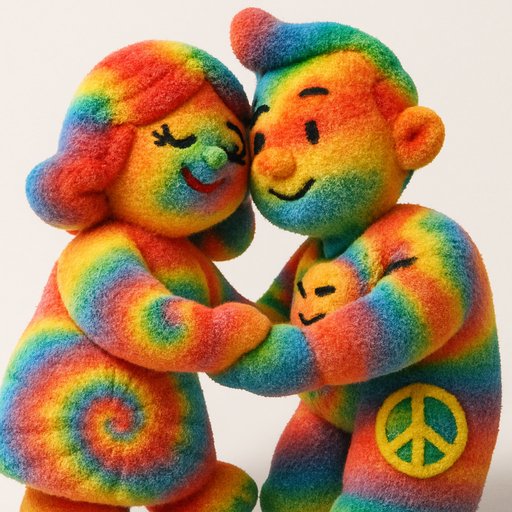 Tie-Dye Couple variant 3