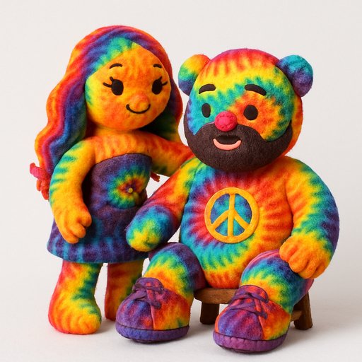 Tie-Dye Couple variant 4