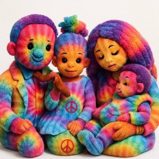 Tie-Dye Family variant 2