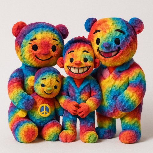 Tie-Dye Family variant 3