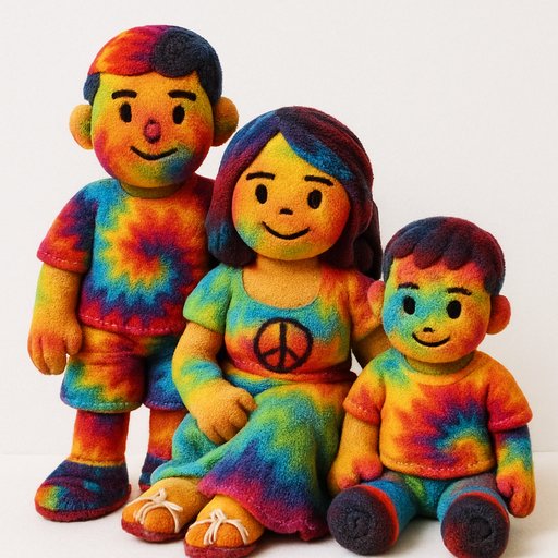 Tie-Dye Family variant 4