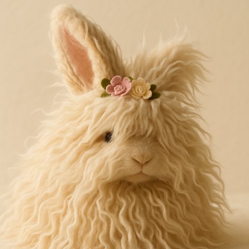 Bunny Ultra-Fluffy Long-Shaggy plushy toy