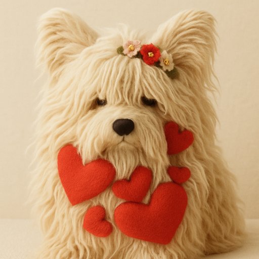 Corgi Ultra-Fluffy Long-Shaggy plushy toy