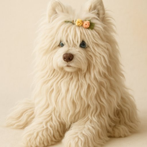 Husky Ultra-Fluffy Long-Shaggy plushy toy