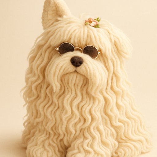 Labrador Ultra-Fluffy Long-Shaggy plushy toy