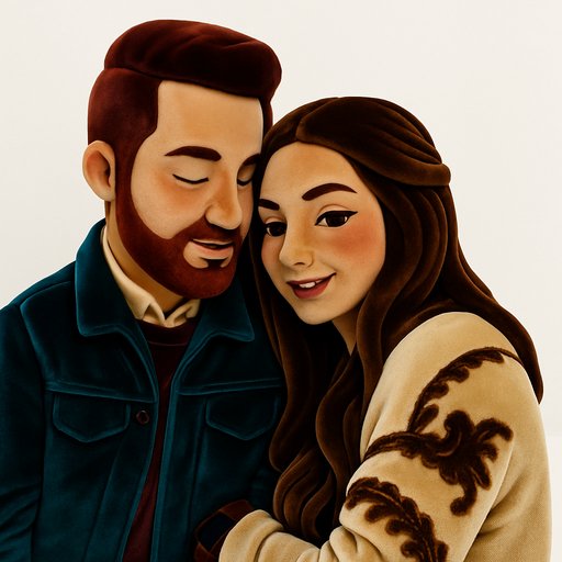 Couple in Velvet/Smooth style