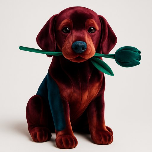 Golden Retriever in Velvet/Smooth style