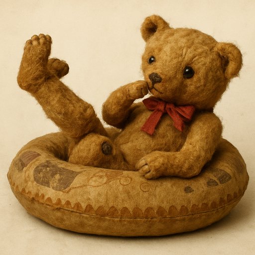 Baby in Vintage Heirloom Bear style