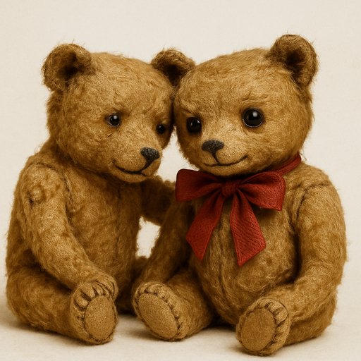 Couple in Vintage Heirloom Bear style