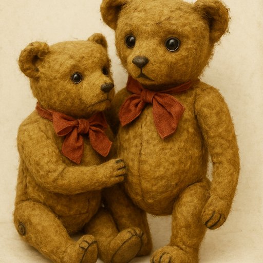 Vintage Heirloom Bear Couple variant 2