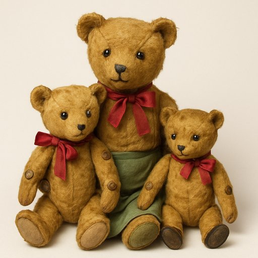 Vintage Heirloom Bear Family variant 4