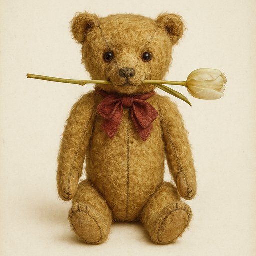 Golden Retriever in Vintage Heirloom Bear style