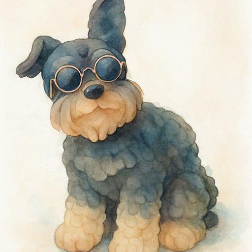 Labrador Watercolor plushy toy