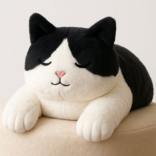 Orange Tabby Cat in Weighted/Anxiety style