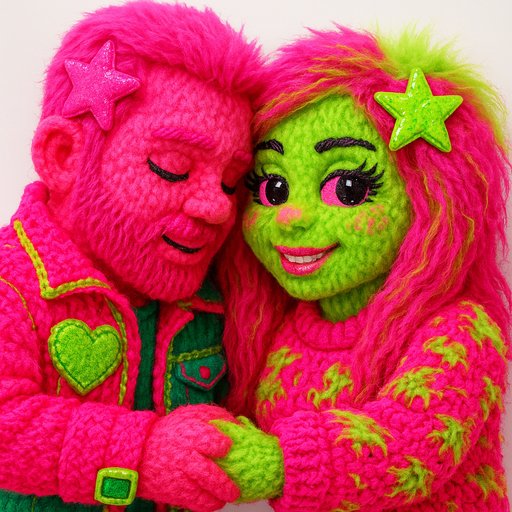 Couple in Y2K/Scene style