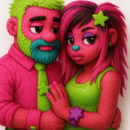 Y2K/Scene Couple variant 2