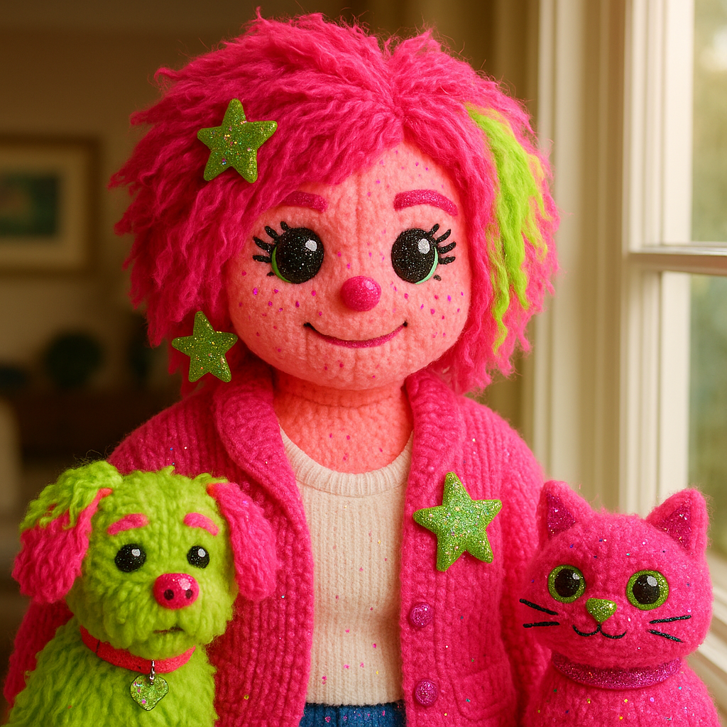 Y2K/Scene plushy style example