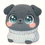 Pug plushy