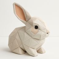 Origami/Paper plushy style