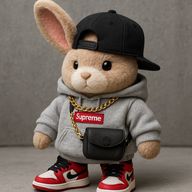 Streetwear/Hypebeast plushy style